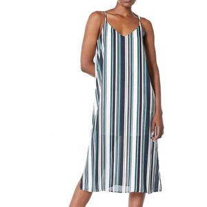 Multi Stripe Midi Dress